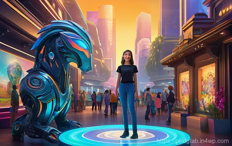 디지털 자산의 희소성 유지 전략 - **"Digital Authenticity and Connection"**: A vibrant, medium shot of a diverse group of young adults...