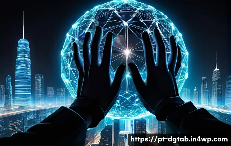 디지털 자산의 희소성에 대한 소비자 인식 - **Prompt 1: The Magic of Digital Uniqueness through Blockchain**
    "A captivating, high-tech illus...